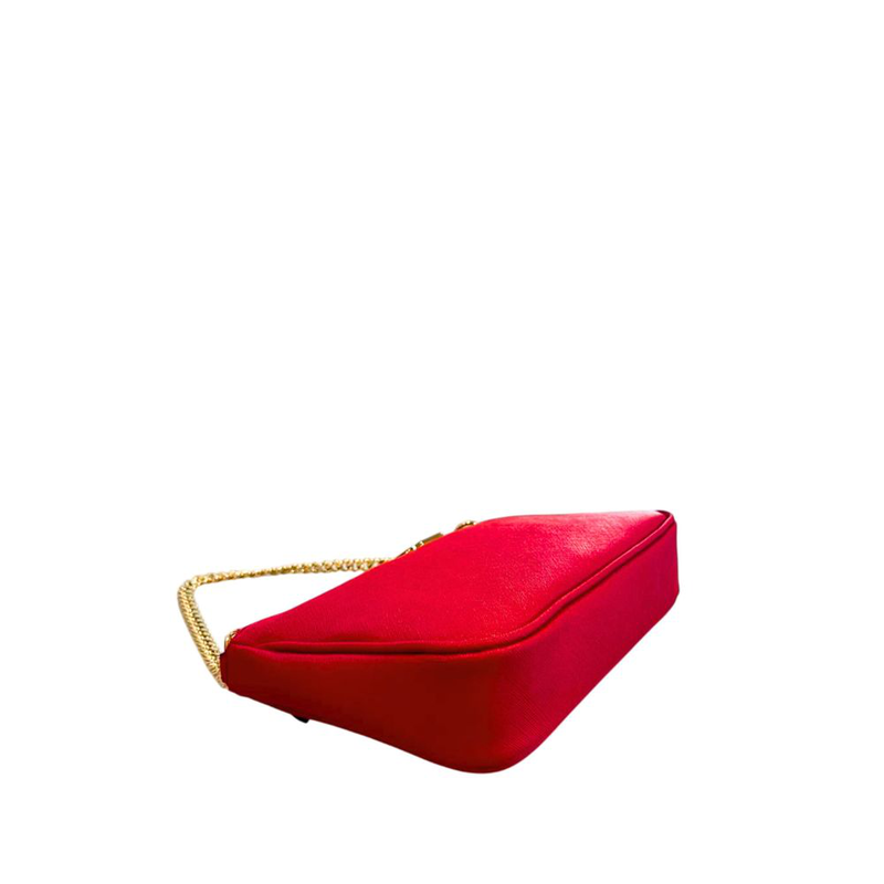 Red pu women crossbody bag-null