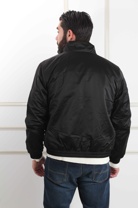 Padded harrington jacket-null