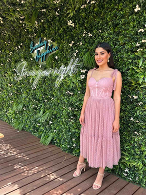 Midi tulle dress