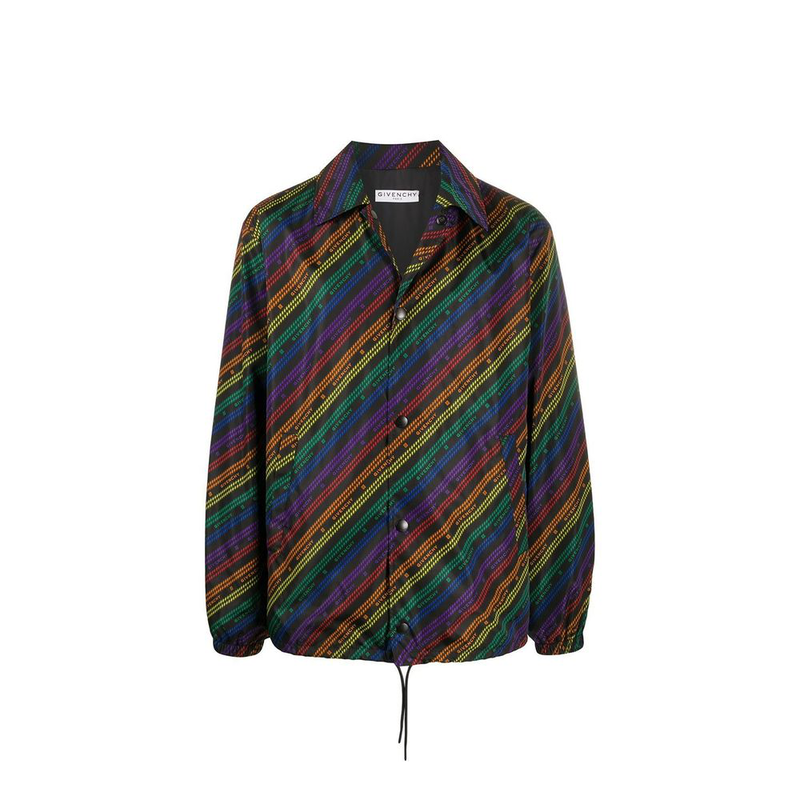 Black polyamide shell jacket-null