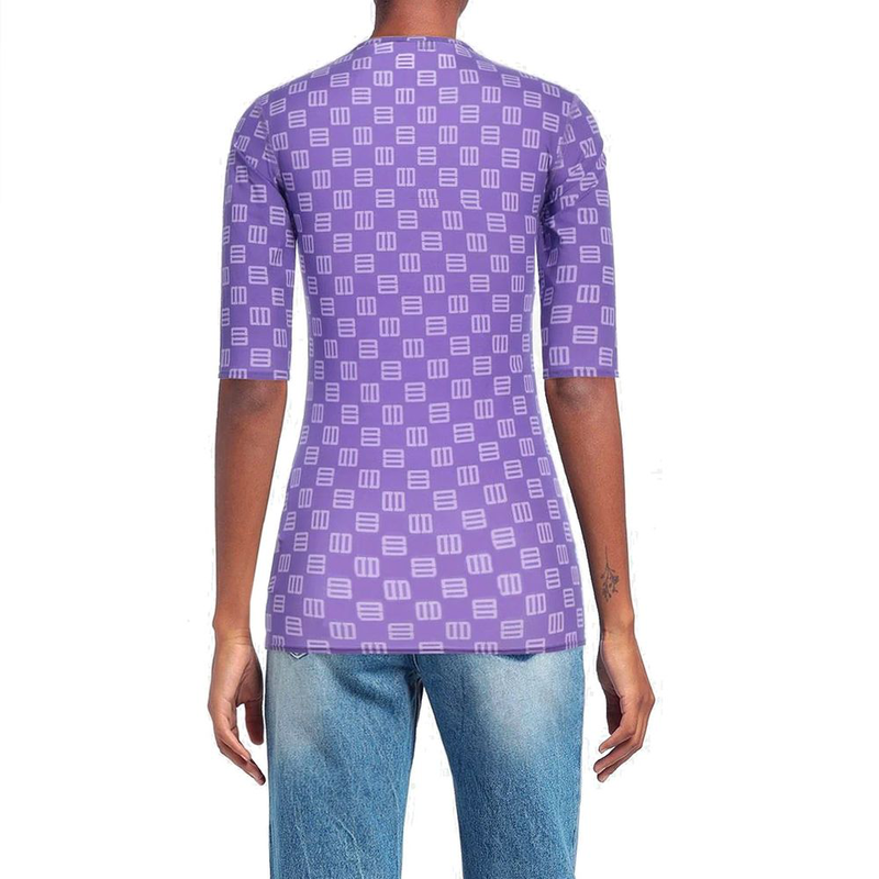 Multicolor elastane t-shirt-null