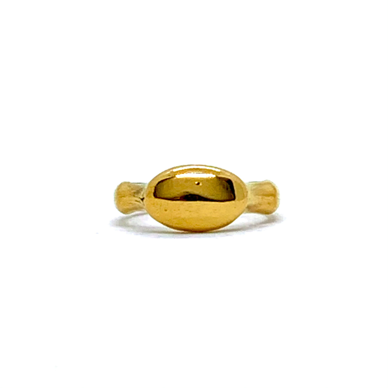 Ring 24ct pure gold shiny-null