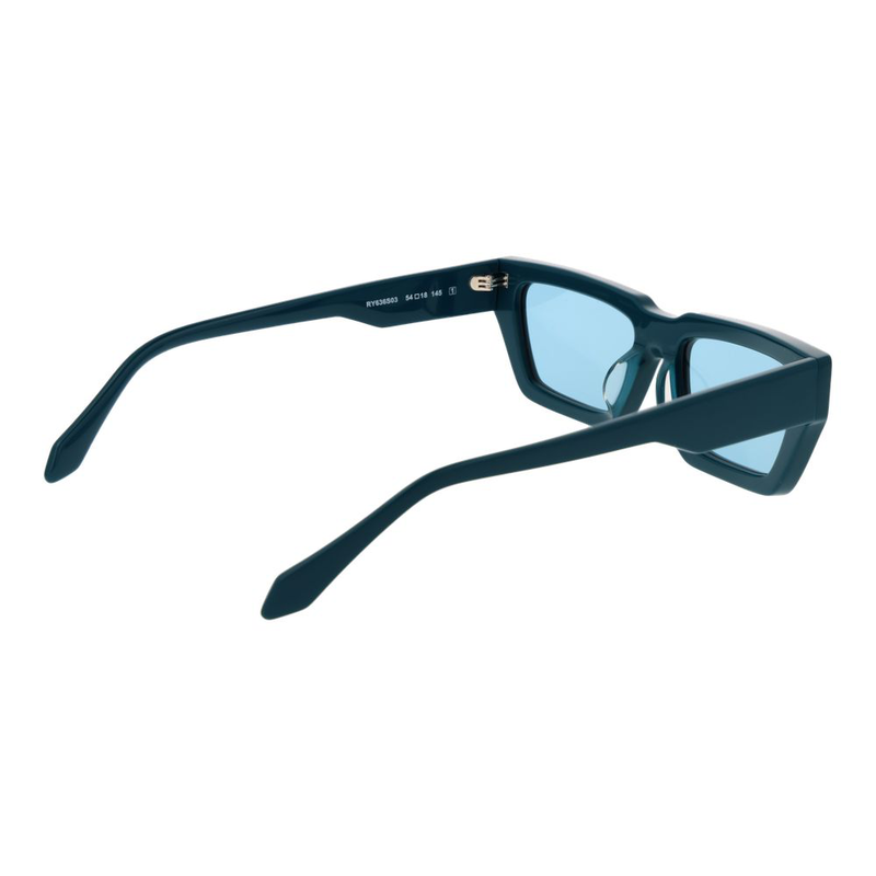 Turquoise plastic sunglasses-null