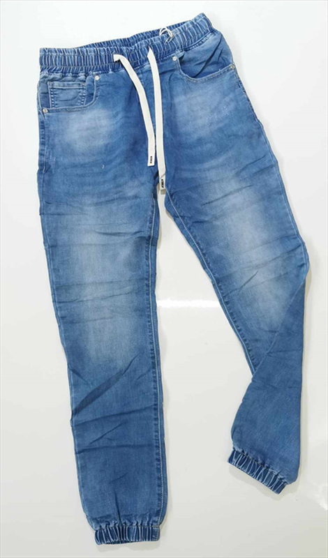 Trouser adrexx 24/24 monochrome jeans with elastic waist man-null