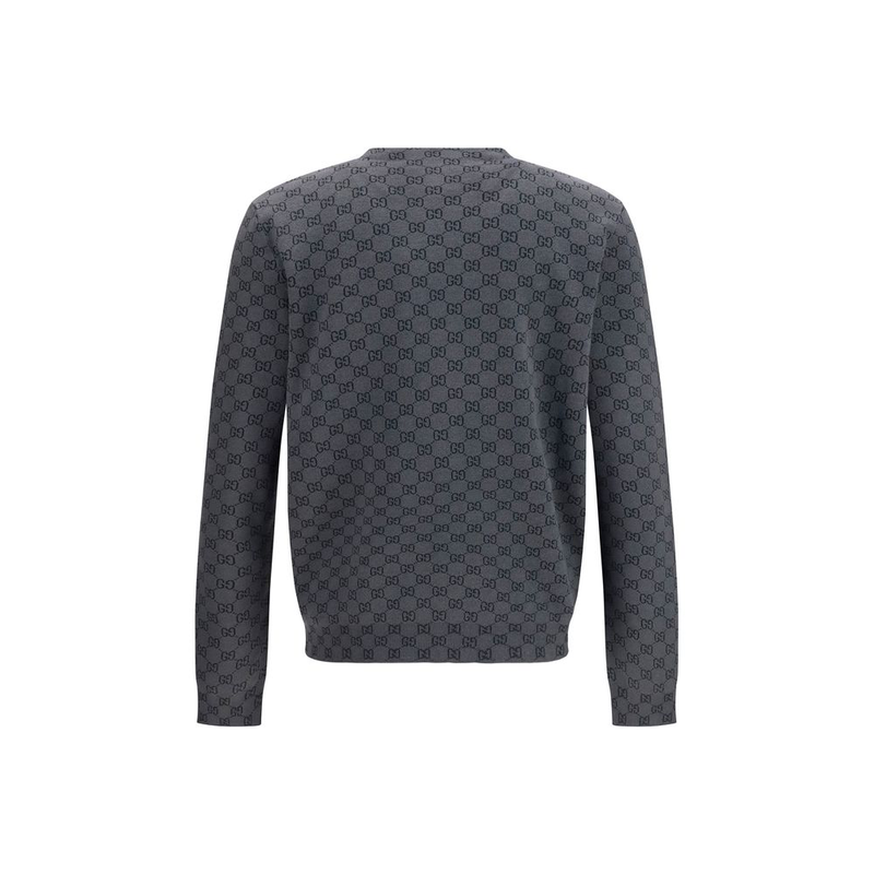 Gray wool oves aries cardigan-null
