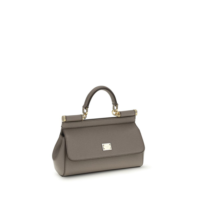 Gray calf leather bos taurus handbag-null