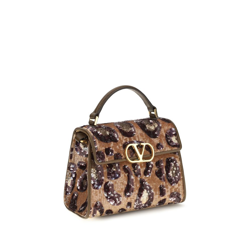Multicolor silk handbag-null