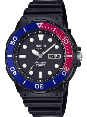 Casio mrw-230h-1e2vef mens watch timeless collection 45mm 10 atm, Black, medium