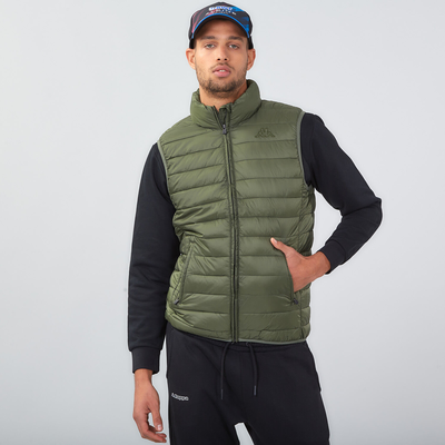 Kappa ανδρικό μπουφάν γιλέκο korpo astrovest, Green, medium