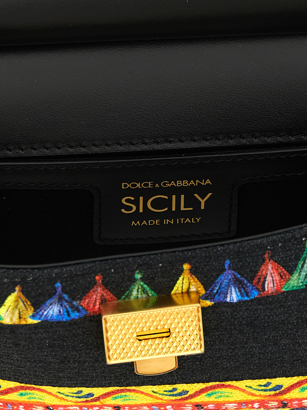Multicolor cotton handbag-null