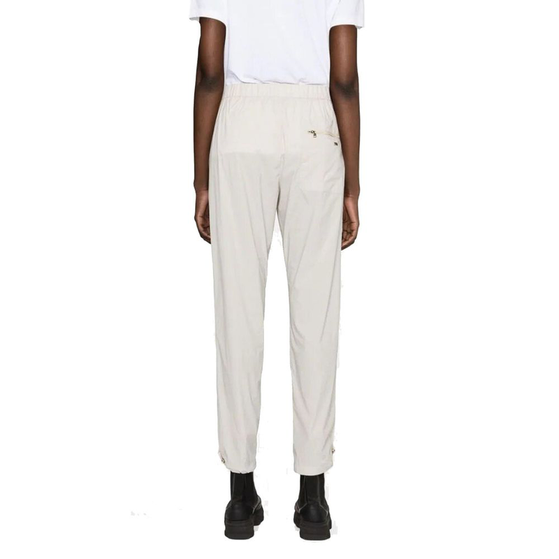 Gray elastane casual pants-null