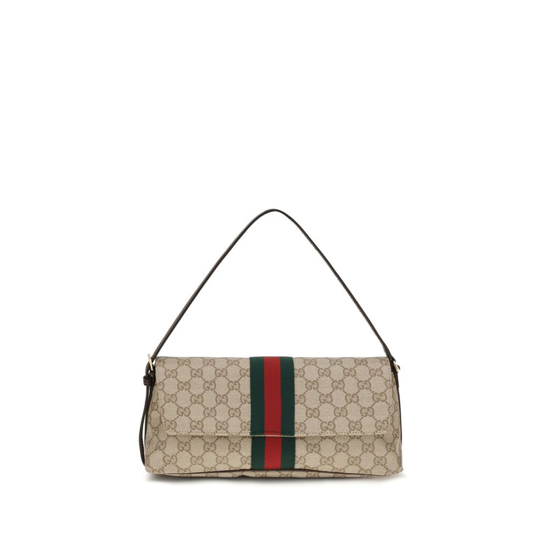 Beige cotton handbag-null