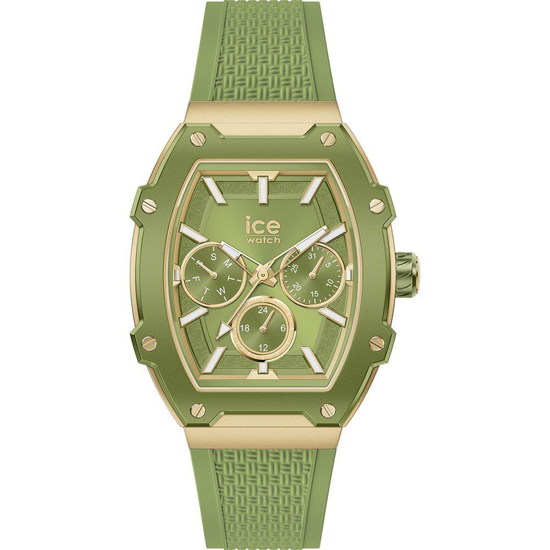 Bicolor synthetic dress watch-null