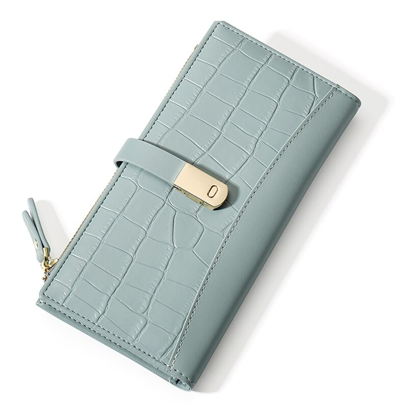Weichen women's wallet y8804 blue image number null