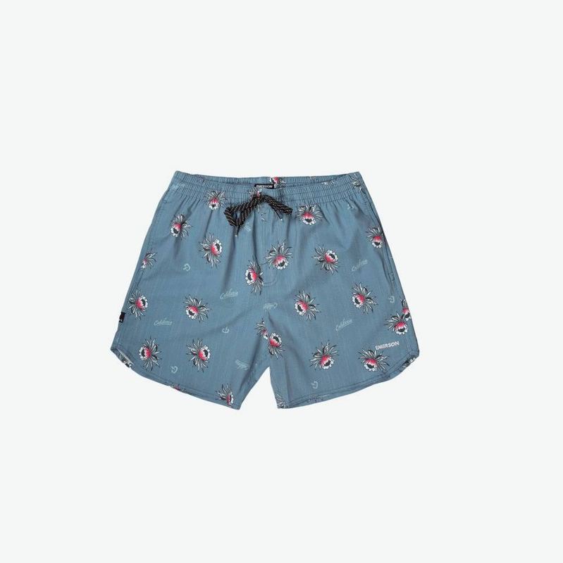 16" floral print volley swimshort image number null