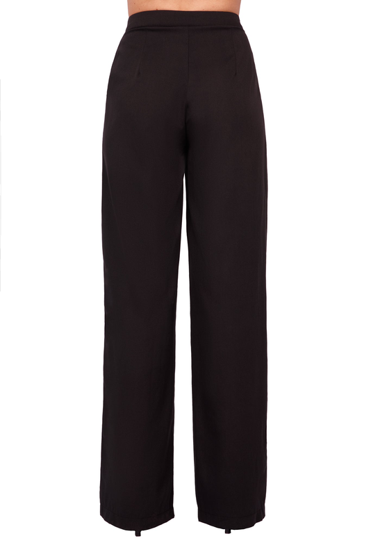 Full length pleated trousers-null