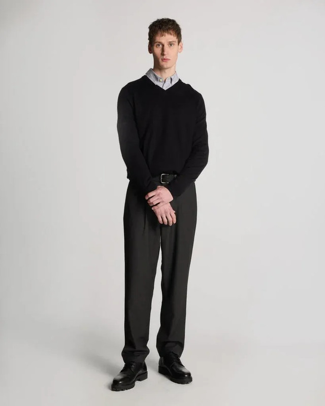 Product image: Linen blend oxford hirt z271 dark navy-null