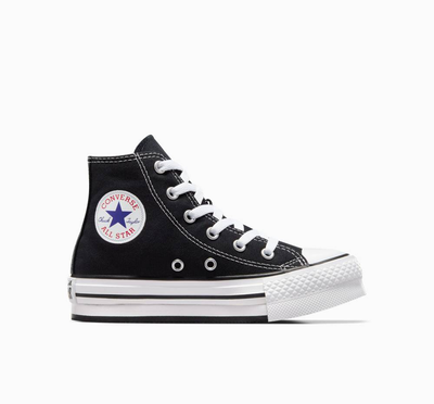Converce chuck taylor all star eva lift canvas platform, Black, medium