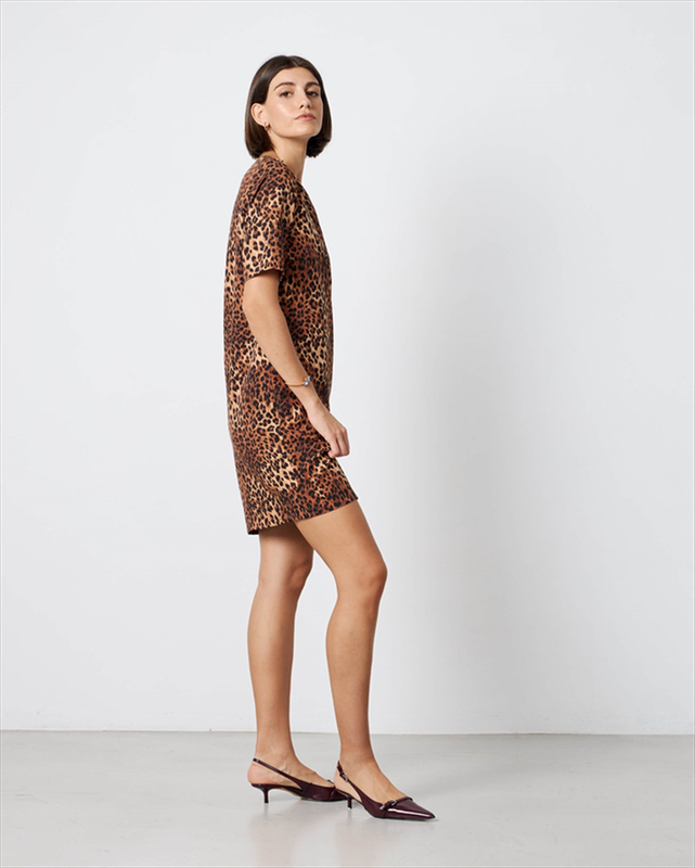 Dress animal print-null
