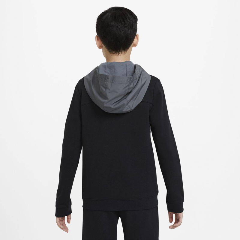 Boys nike sportswear elevated trims full-zip hoodie image number null