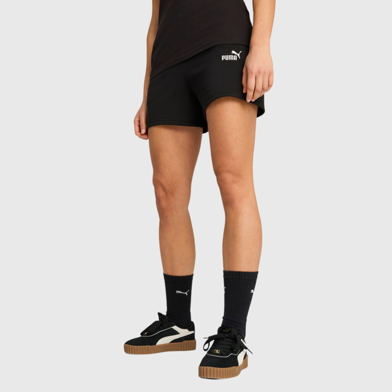 Essential small logo high waist shorts-null