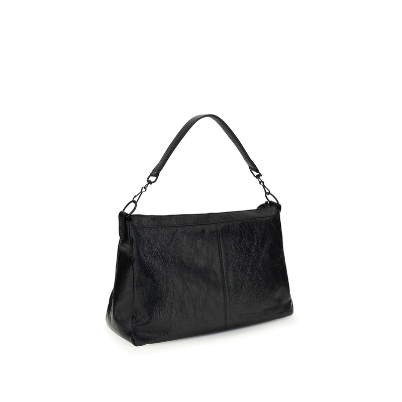 Black lamb ovis aries aries shoulder bag-null