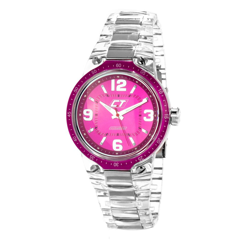 Transparent polycarbonate watch-null