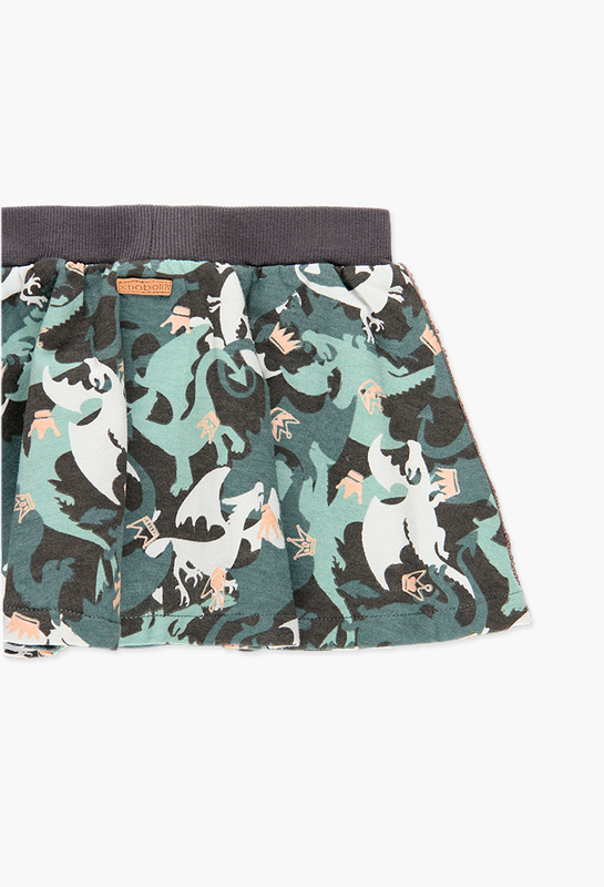 Fleece skirt stretch for girl-null