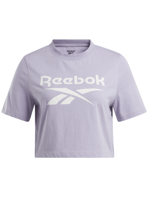 Reebok women's identity big logo crop tee