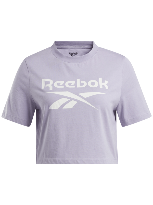 Reebok women's identity big logo crop tee image number null