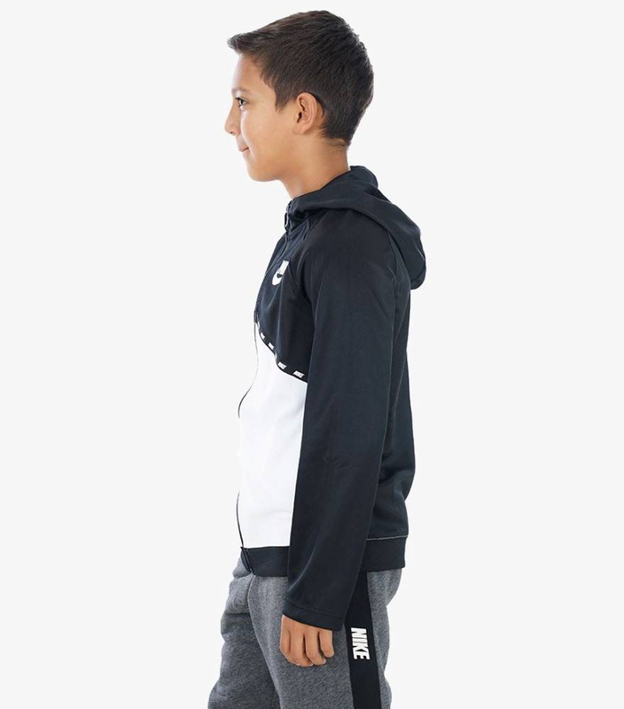 Boys sportswear poly full-zip hoodie image number null