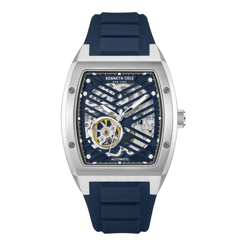 Blue synthetic bracelet watch-null