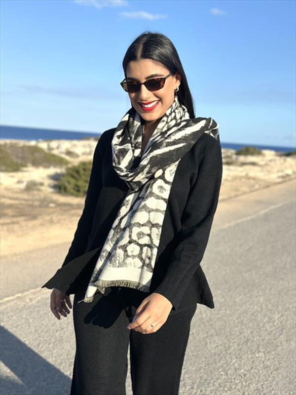 Scarf animal print-null