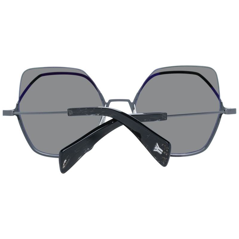 Black metal & plastic sunglasses-null