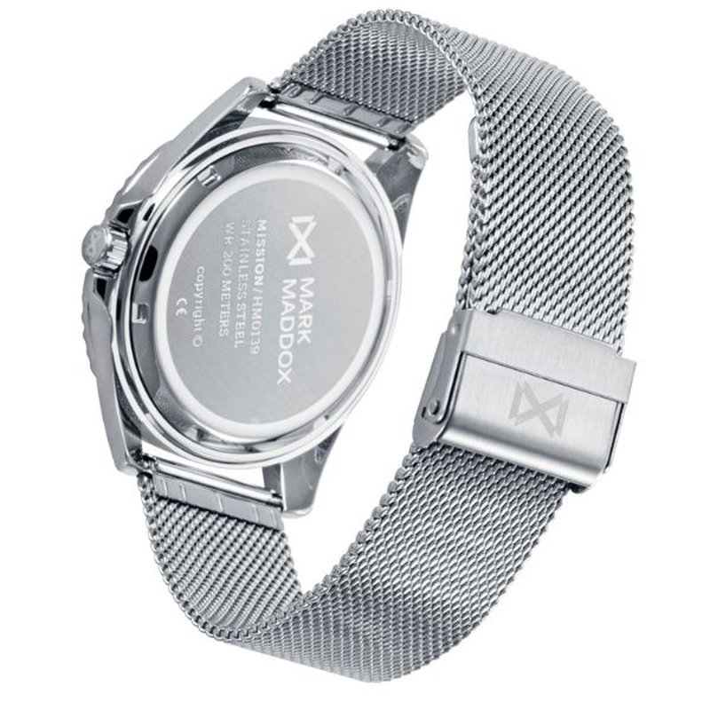 Mark maddox mission watch s/s aluminium bracelet man mm image number null