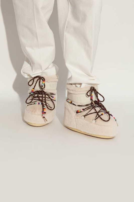 Moon boot icon low faux fur beads image number null