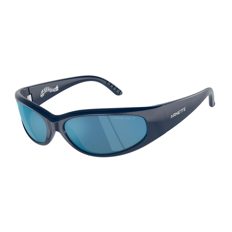 Blue injected sunglasses-null
