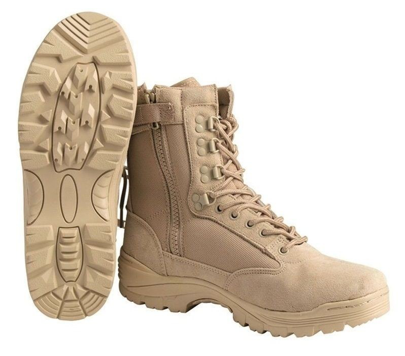Mil tec tactical boot w/zip - 43-null