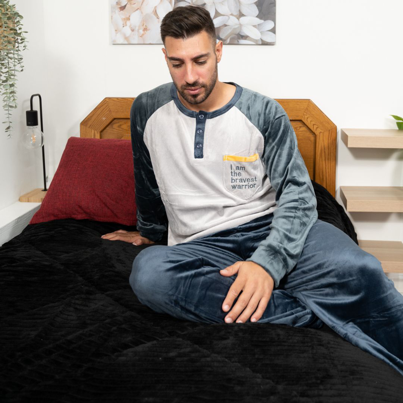 Mens velvet pajamas #m3296 image number null