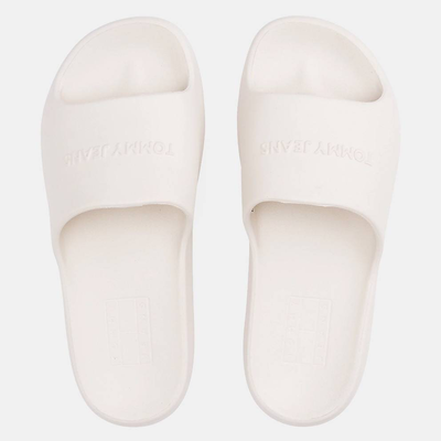 Chunky pool slide ess, White, medium