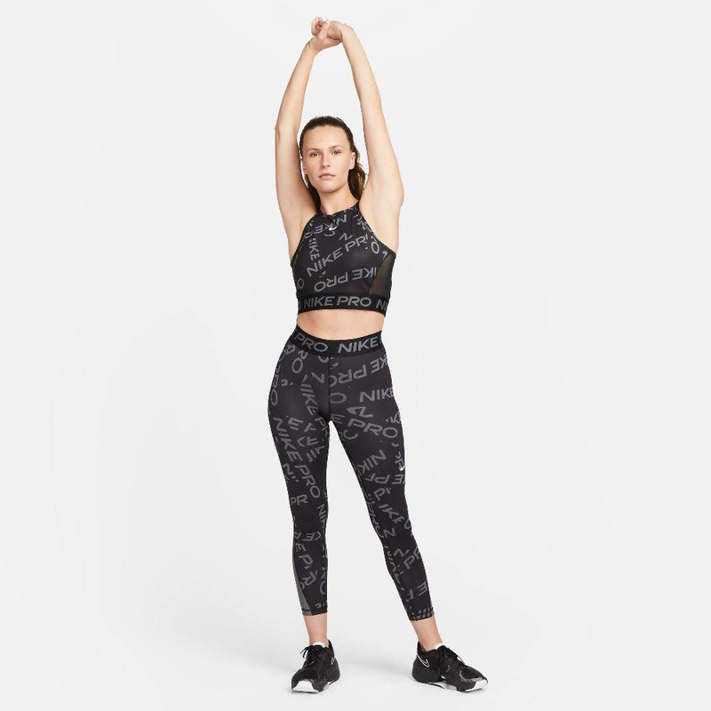 Pro womens printed crop tank top image number null