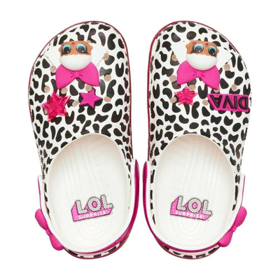 Crocs lol surprise diva classic clog k, White, medium