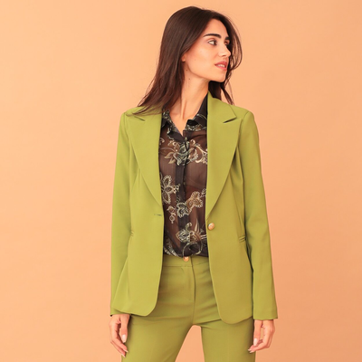 Victoria blazer - pistachio, Green, medium