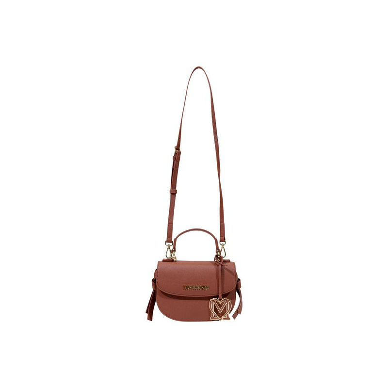 Brown polyethylene handbag-null