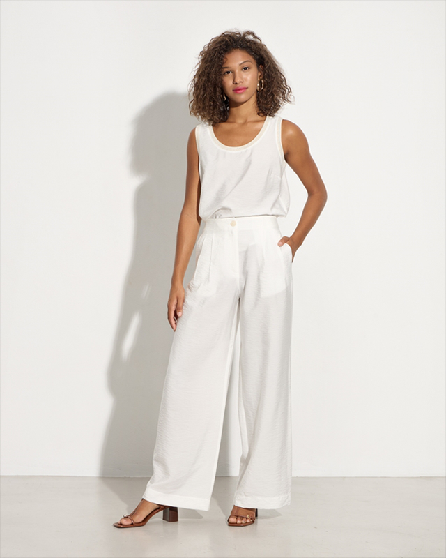 Trouser wide leg-null