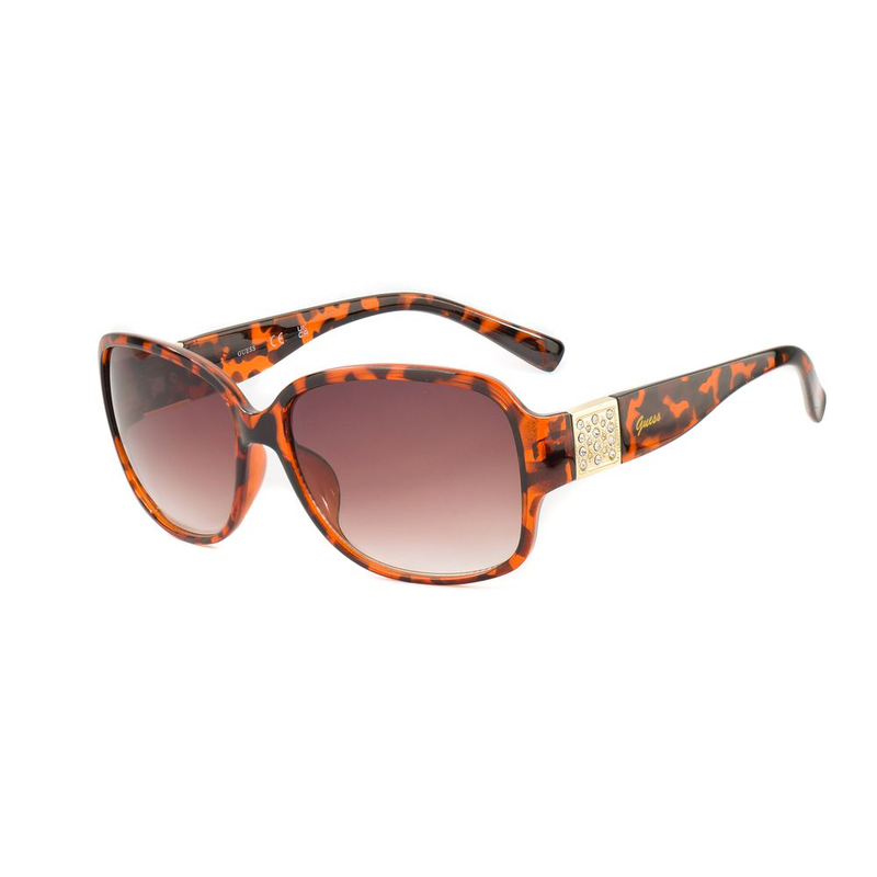 Brown resin sunglasses-null