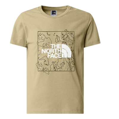 Boys new s/s graph t-shirt, Beige, medium