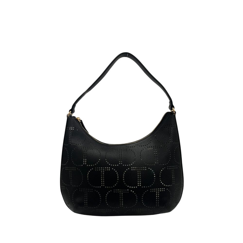 Black pu women handbag-null