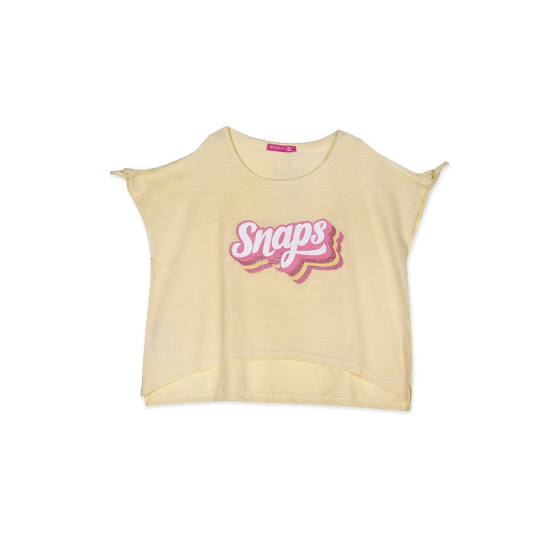 Bdtk kids girls short loose tshirt (1221-702328) image number null