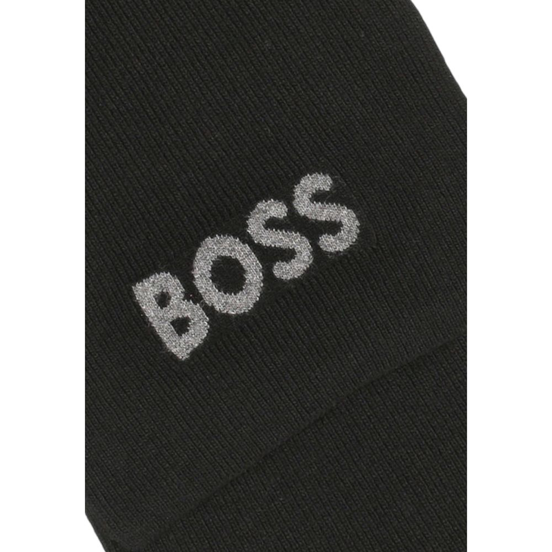 Black polyacrylic scarf-null